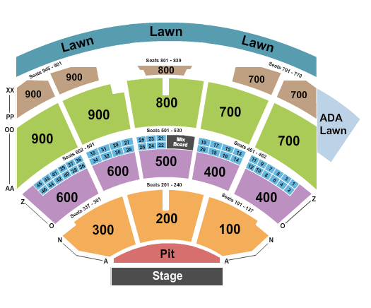 Riverbend Music Center Keith Urban Seating Chart